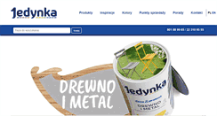 Desktop Screenshot of farbyjedynka.pl
